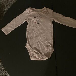 Carter's Light Pink Floral Bodysuit